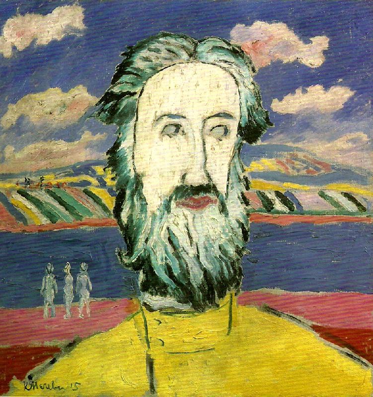 head of a peasant, Kazimir Malevich